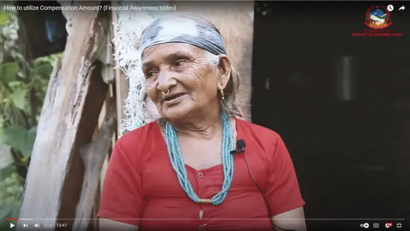 Still from the Financial Literacy documentary